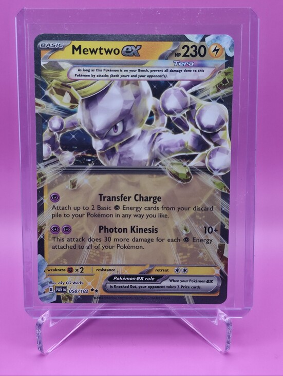 Pokémon Other - Pokémon TCG - Mewtwo ex - Paradox Rift - Double Rare - 058/182